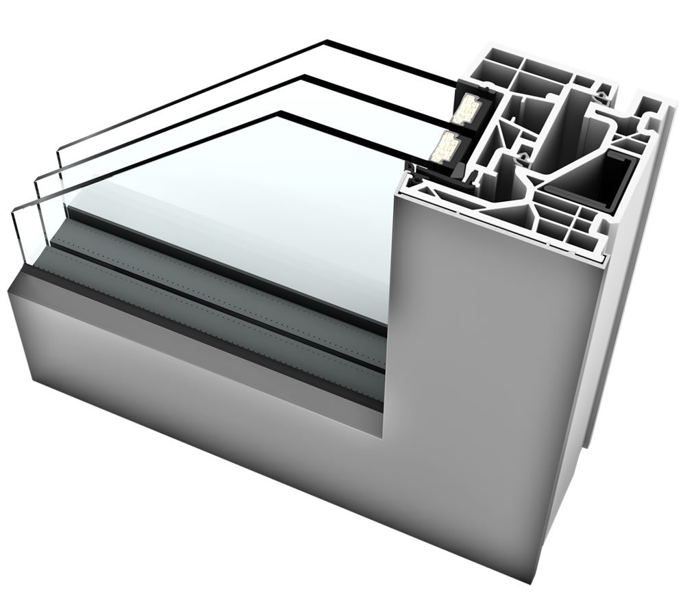 PVC i PVC-aluminij prozori KF 520 studio