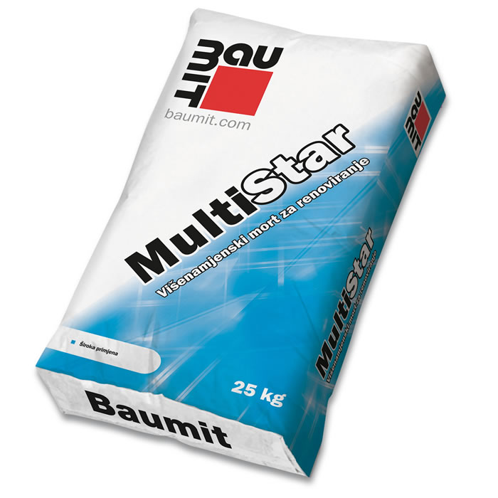 Mort za renovaciju s dodatkom vlakana Baumit MultiStar