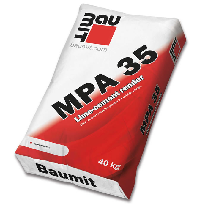 Strojna vanjska žbuka Baumit MPA 35
