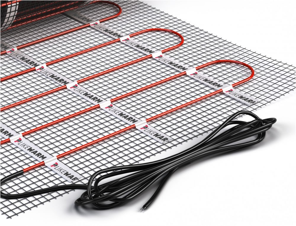 Grijaća mreža LikeWarm od 150W/m2 – Podno grijanje na struju ispod keramičkih pločica u kupaonama