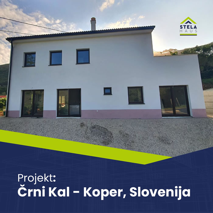 Montažna niskoenergetska kuća - Projekt Kocijančič Koper