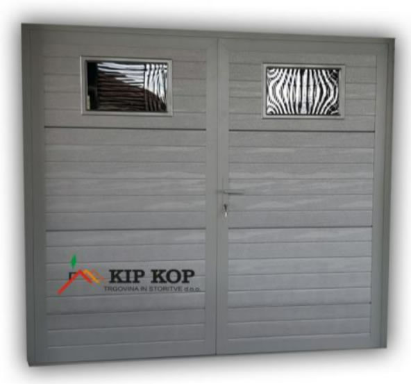 Dvokrilna garažna vrata - KIP KOP