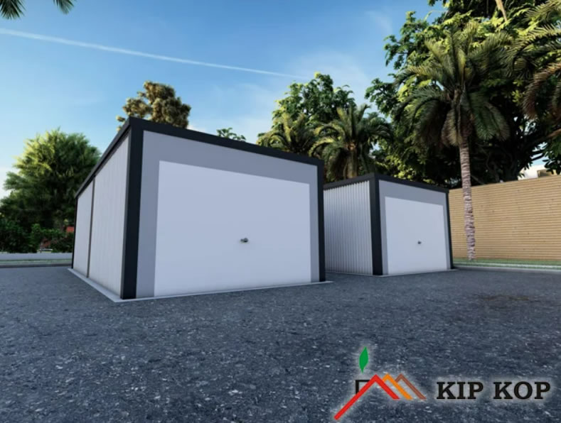 Montažna garaža za automobil 6 x 3 m - KIP KOP
