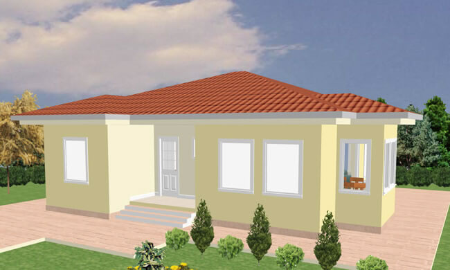 Montažna kuća UNA (104,2 m2)
