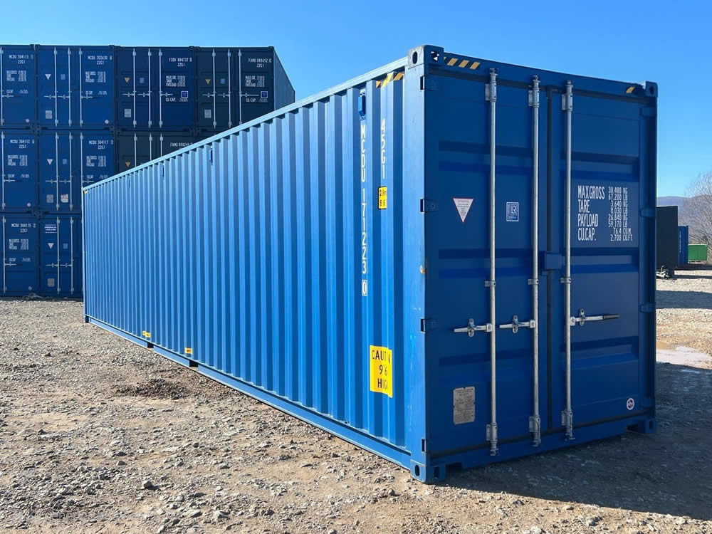 Novi high cube skladišni kontejneri 12m first trip