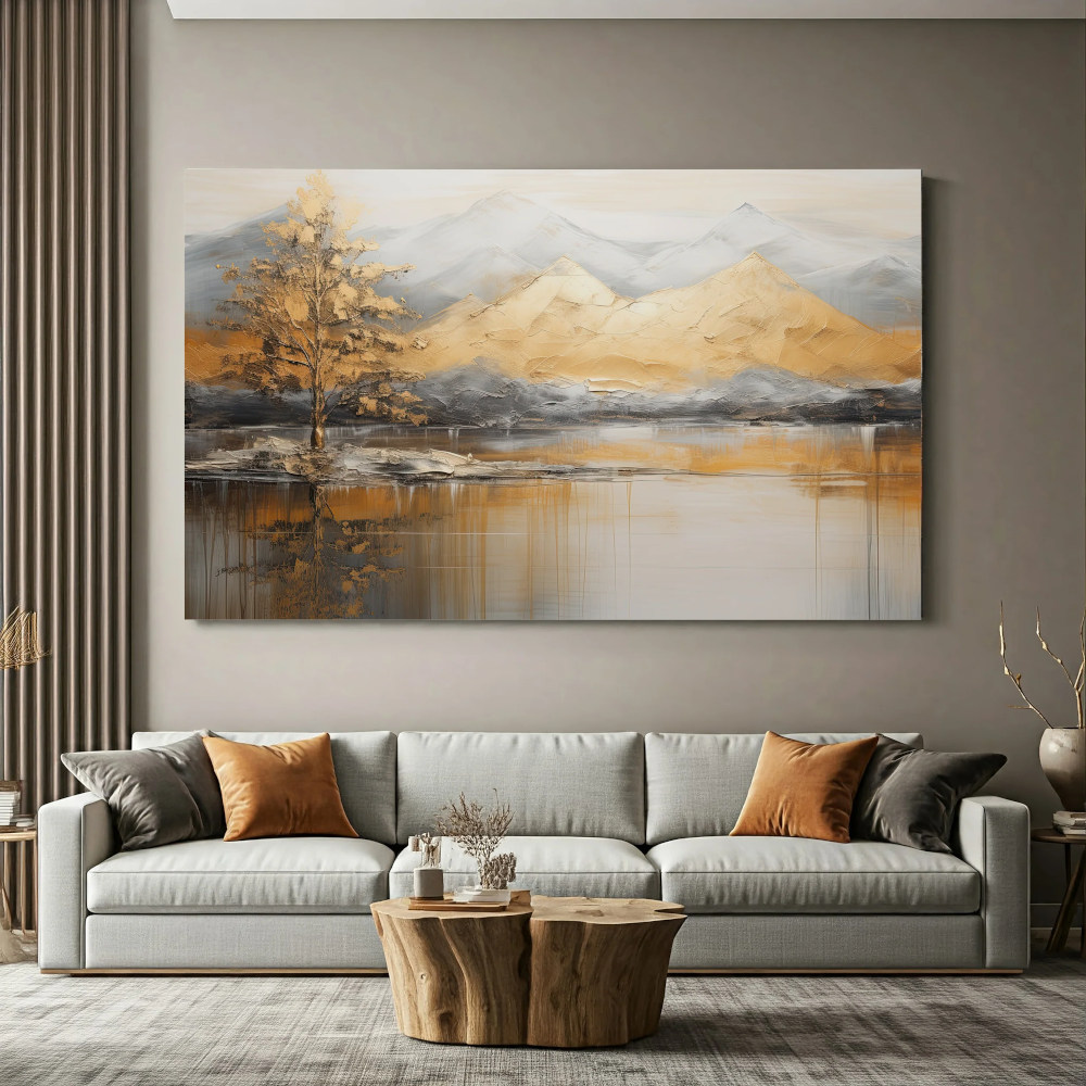 Slika na platnu Golden Heights