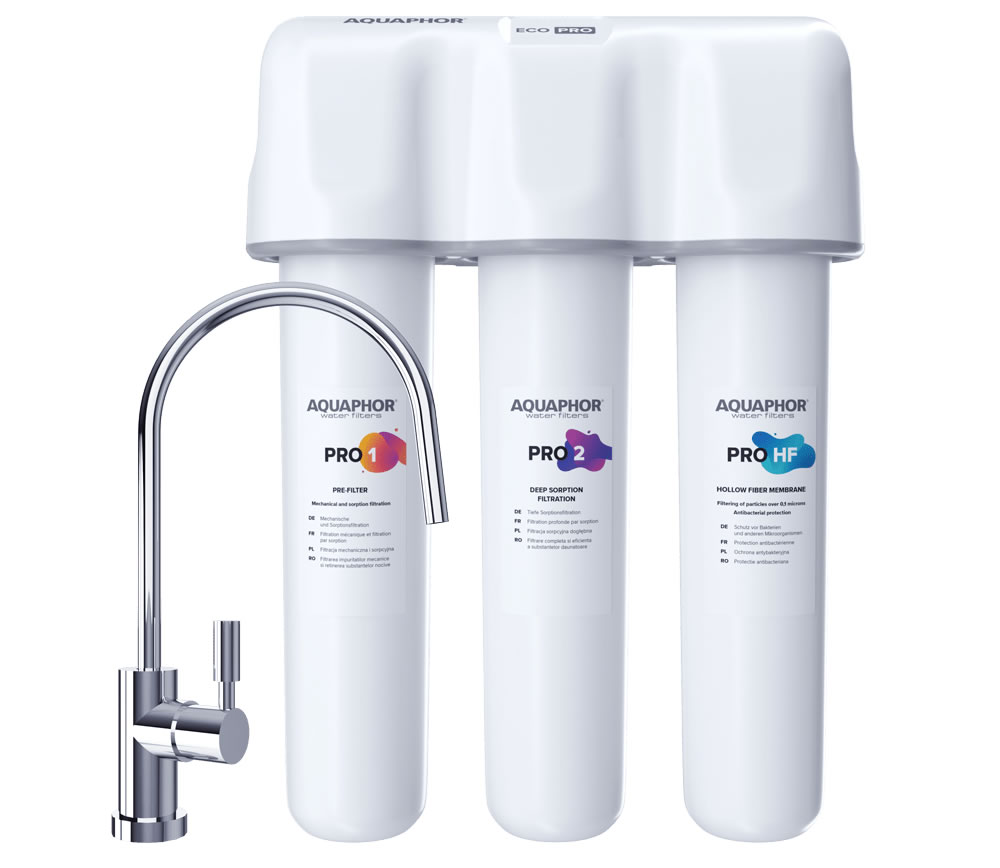 Protočni uređaj za pročišćavanje pitke vode AQUAPHOR CRYSTAL ECO PRO