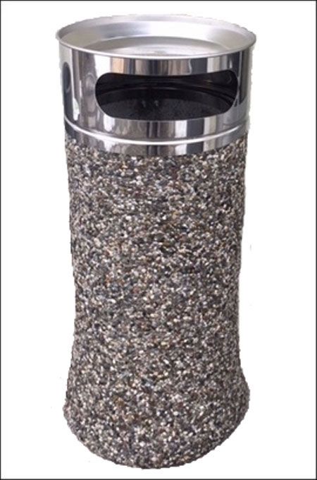 Kanta za smeće + inox poklopac + pepeljara - taca - komplet - 422K, 423T