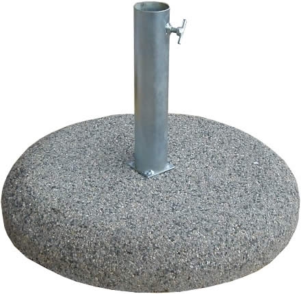 Stalak za suncobran - prani beton s zrncima u boji 117L, 117P