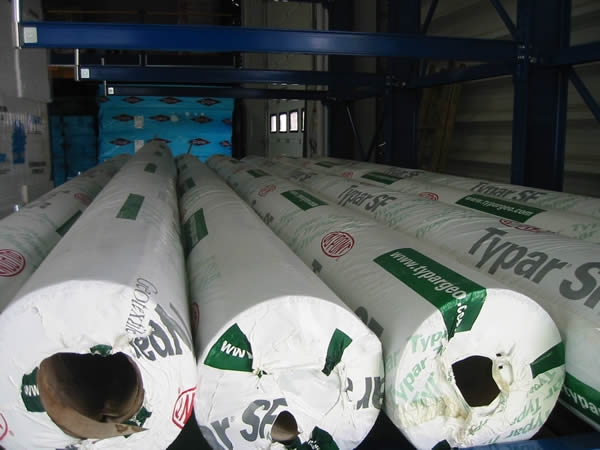 DuPont Typar SF - geotekstil od netkanih, termički spojenih PP vlakana sa izrazito velikom apsorpcijom energije
