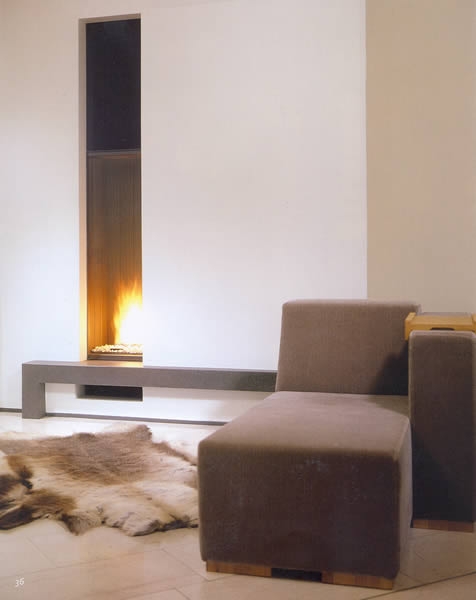 Plinski kamin VERTICAL BELL LARGE