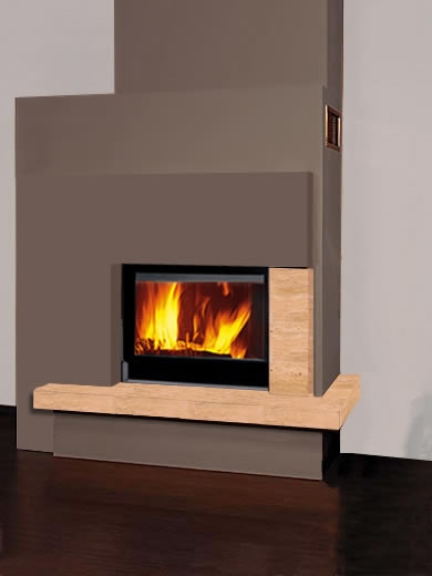 BE-POL Moderni kamin FORLI