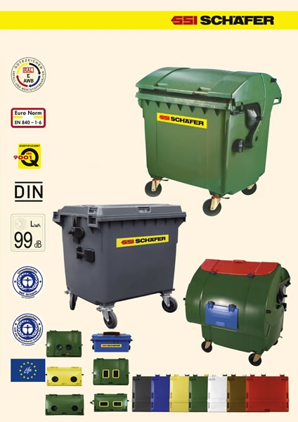 Kontejner za smeće HDPE 660/ 770/ 1100 l