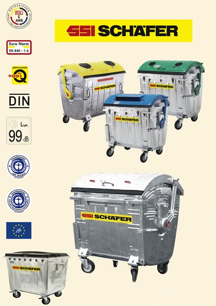 Kontejner za smeće - cink 770/1100 l