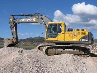 Rabljeni strojevi: Bageri gusjeničari Volvo