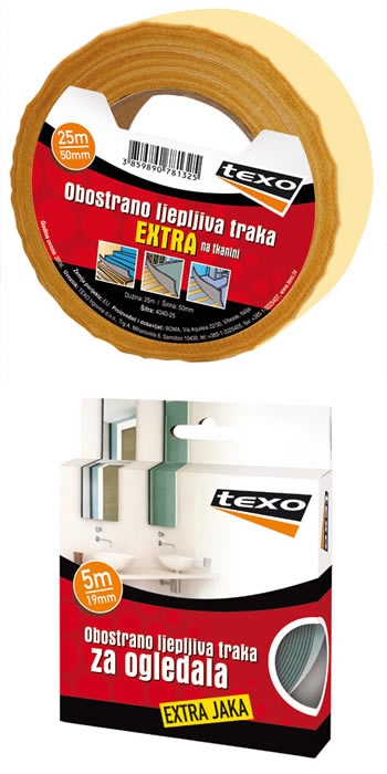 Obostrano ljepljive trake EXTRA