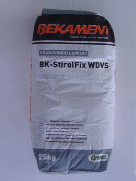 Ljepilo za stiropor BK-STIROLFIX WDVS