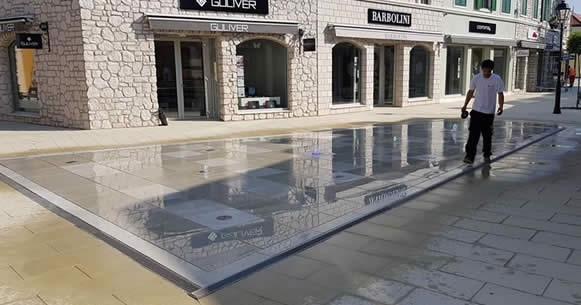 Beton Lučko - opločenje centra "Designer Outlet Croatia", Ivanja Reka