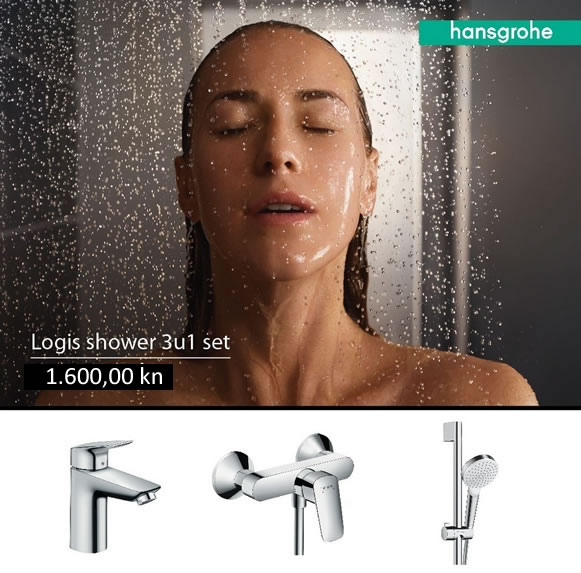 Vrhunske HANSGROHE mješalice i tuš set za kupaonicu sa stilom