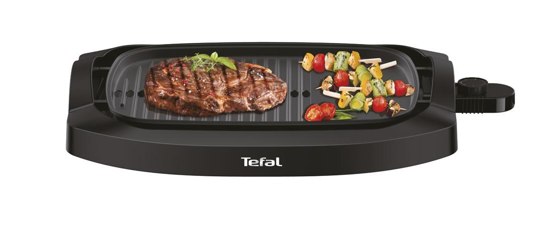 Svestrani električni roštilj Tefal CB6A08 s ravnom i grill pločom za zdravo, učinkovito i praktično pečenje