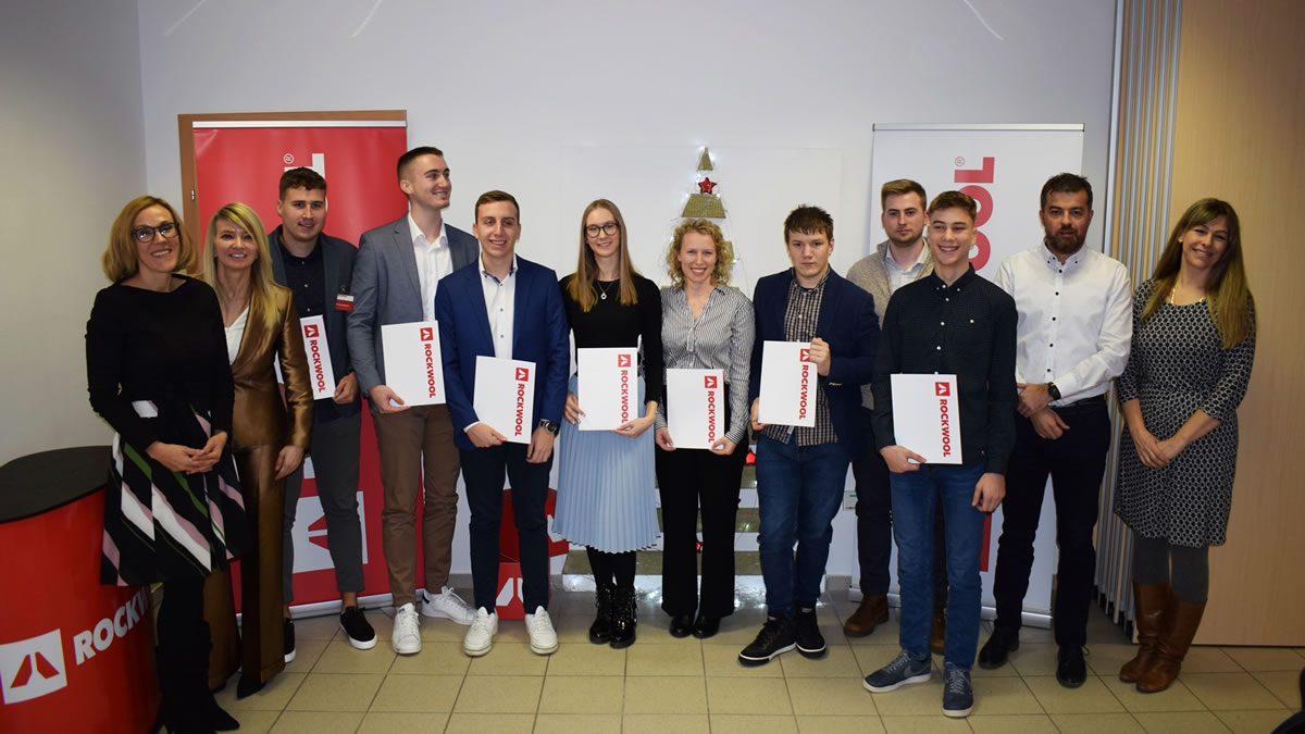 ROCKWOOL danas dodijelio 8 prestižnih stipendija 15. generaciji