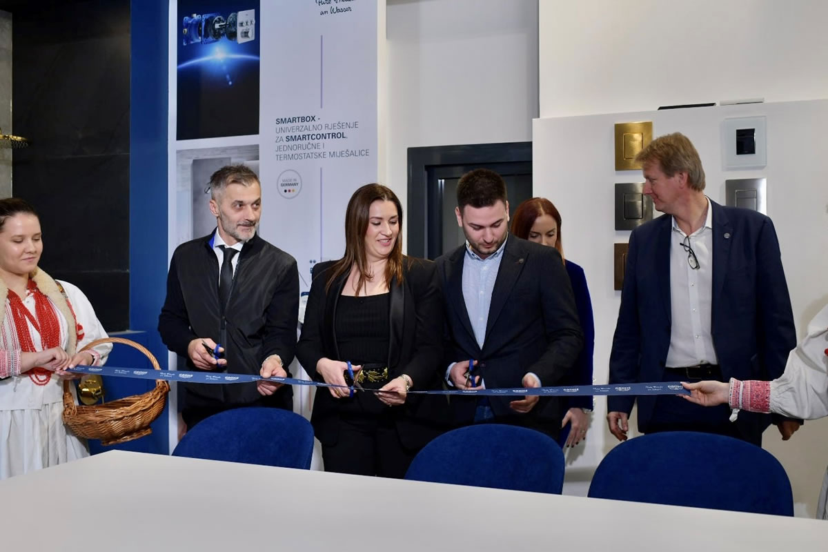 GROHE predstavio svoj prvi monobrand showroom u Hrvatskoj – prostor u kojem su svi proizvodi za kuhinje i kupaonice potpuno funkcionalni