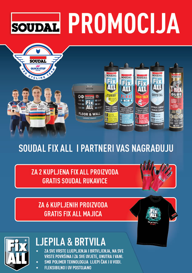 SOUDAL FIX ALL i partneri vas nagrađuju