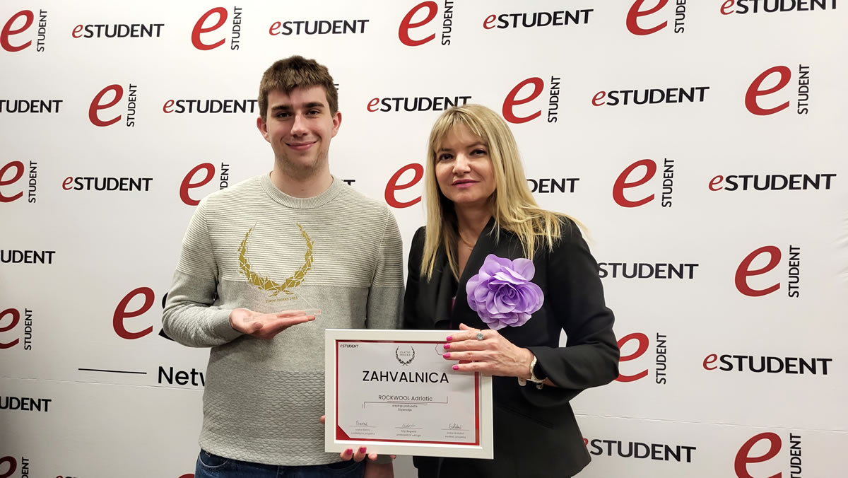 ROCKWOOL je i ove godine dobio Zlatni indeks za najbolji program stipendiranja studenata