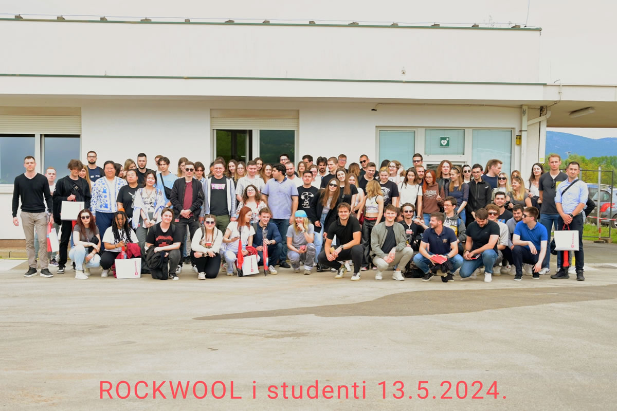 100 studenata zagrebačkog sveučilišta i Švedske posjetili tvornicu ROCKWOOL u Istri