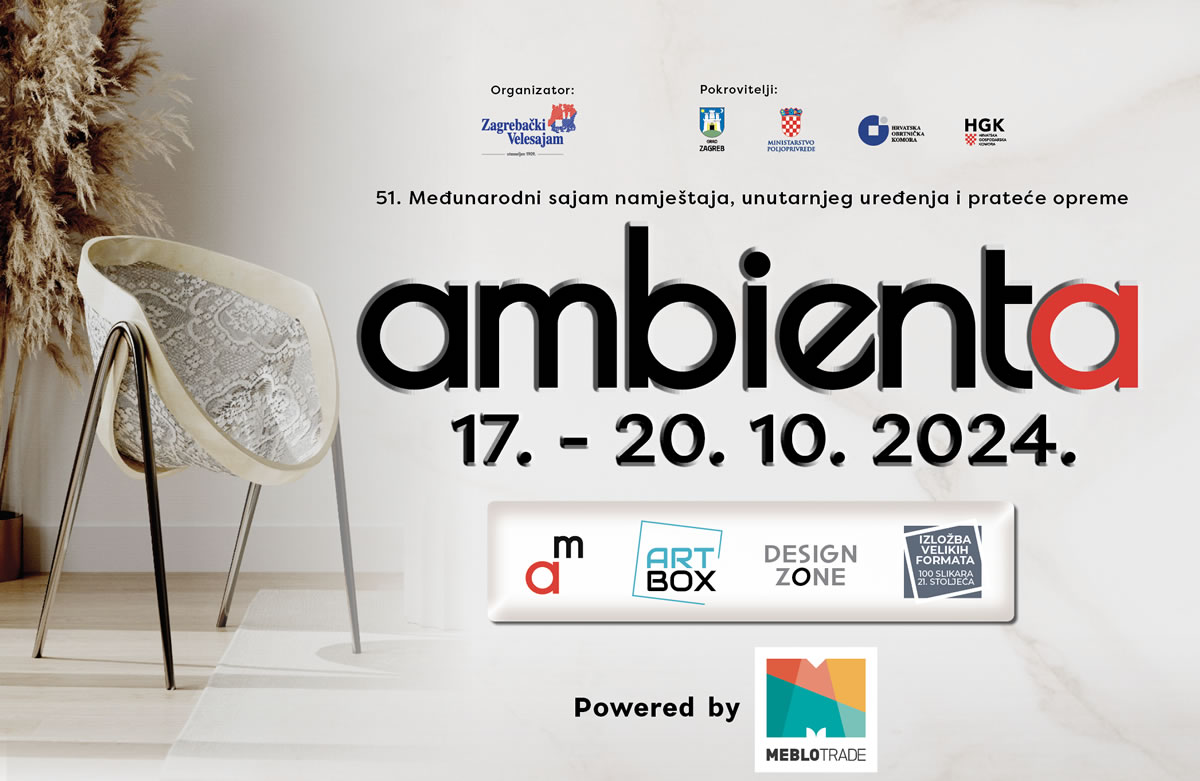 Ambienta - Sajam namještaja, unutarnjeg uređenja i prateće industrije na Zagrebačkom velesajmu