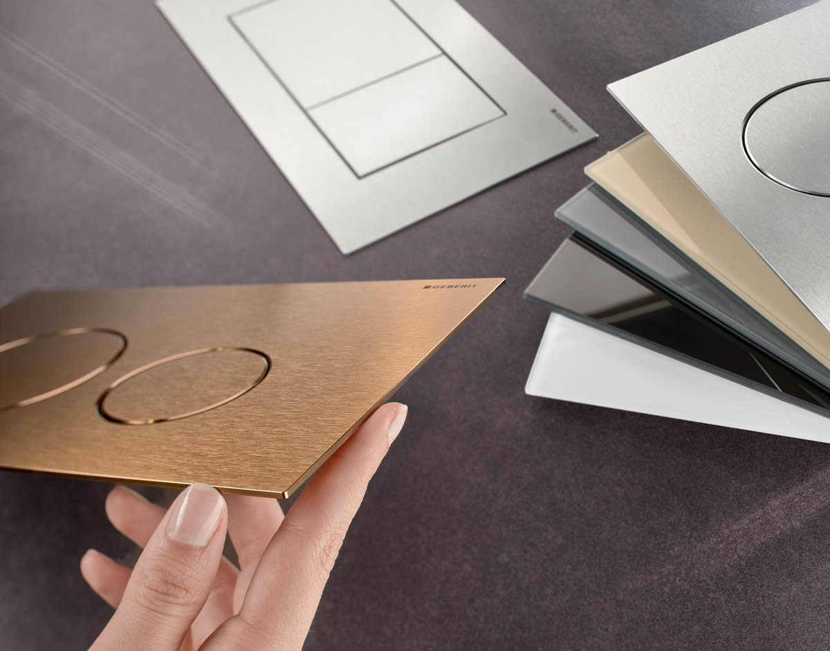 iF Design Award 2025 za dva Geberit proizvoda: Nagrađene tipke Geberit Sigma40 i Geberit tip 40