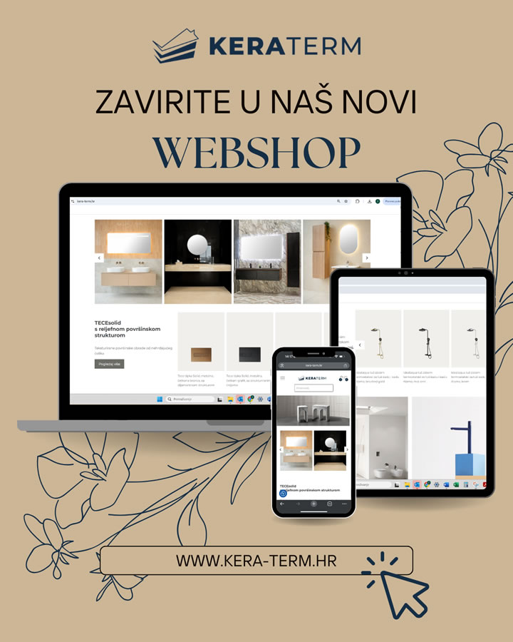Novi Kera Term web shop: Sve za kupaonicu u par klikova – uz besplatnu dostavu!