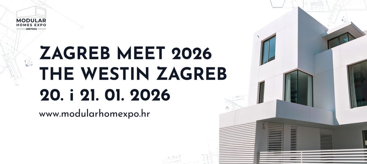 Budućnost stanovanja stiže u Zagreb: Sve o montažnoj i modularnoj gradnji na Zagreb Meetu 2026