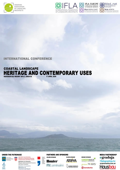 Međunarodna konferencija “Coastal Landscape: Heritage and Contemporary Use”, 17.4.2026., Radisson Blu Resort Split