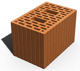 Blok opeka 5,4 LEIERTHERM 29x19x19 cm