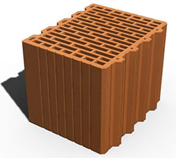 Blok opeka 30 U+Z LEIERTHERM 30x25x23,8 cm
