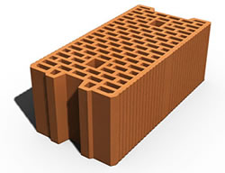 Blok opeka 25 U+Z LEIERTHERM classic 25x50x19 cm