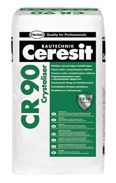 Tehnički list - Samozacjeljujuća, migrirajuća hidroizolacija CERESIT CR 90 Crystaliser