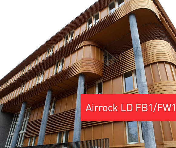 Tehnički list AIRROCK LD FB1-FW1 - ploče za toplinsku, zvučnu i protupožarnu izolaciju ventiliranih fasada