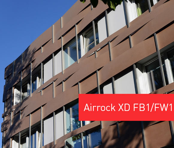 Tehnički list AIRROCK XD FB1-FW1 - ploče za toplinsku, zvučnu i protupožarnu izolaciju ventiliranih fasada
