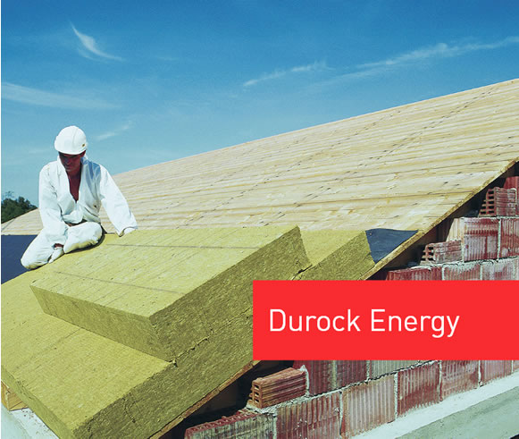 Tehnički list DUROCK ENERGY - dvoslojne ploče od kamene vune za toplinsku, zvučnu i protupožarnu izolaciju kosih krovova iznad nosive konstrukcije krova