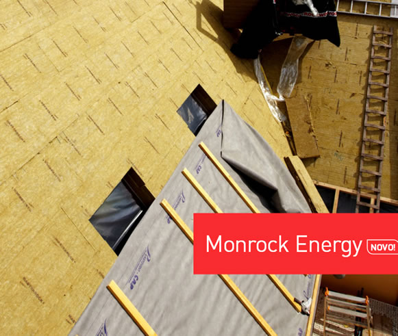 Tehnički list MONROCK ENERGY - dvoslojne ploče od kamene vune za toplinsku, zvučnu i protupožarnu izolaciju kosih krovova