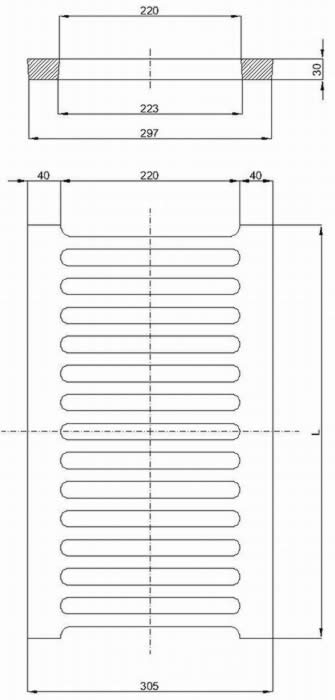 Linijske kanalske rešetke 500x265 mm i 800x310 mm