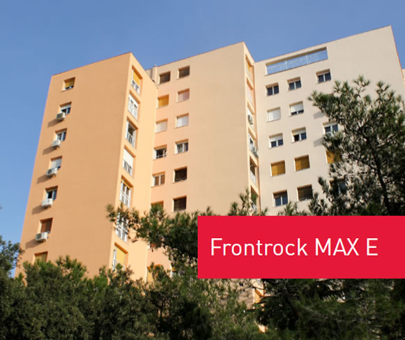 Tehnički list FRONTROCK MAX-E - izolacijske ploče od kamene vune s dvoslojnom gustoćom za kontaktne fasadne sustave